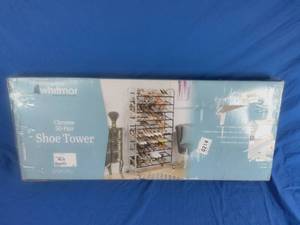 Whitmor 50-Pair Rolling Shoe Tower