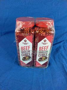 New 2 Jars of Beef Bouillon Cubes 32 Ounce Each