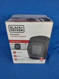 New BLACKDECKER Ceramic Electric Heater