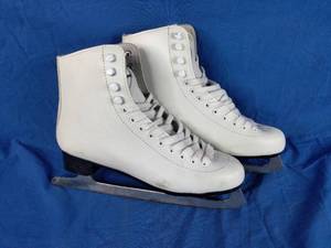 Hespeler Luv Rheinland Womens Ice Skates-Size 7 White
