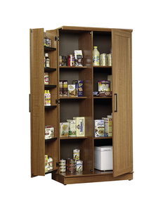 Sauder HomePlus Storage Cabinet - Oak-colored finish