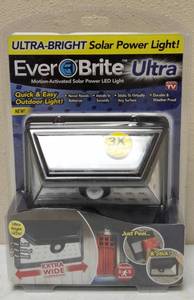 Ever Brite Ultra   NEW  Motion-Activated Solar Powered LED Light