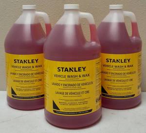 Stanley (3) 1 Gallon Vehicle Wash & Wax - Pressure Washer Detergent Car & Truck Part # STCTW004