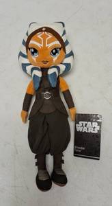Ahsoka Tano Plush Toy - Star Wars Collectible from Disney Store, 16 inches, Jedi design.