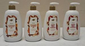 Dove  (4) 12 FL OZ Bottles  Limited Edition Hand Wash - Fall Scents
