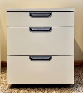 lot 34 image: Ikea Galant Drawer Unit on Casters