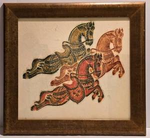 lot 60 image: Vintage Thai Temple Rubbing