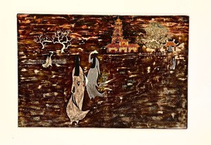 lot 76 image: Vintage Vietnamese Artwork
