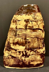 lot 79 image: Artisan Crafted Pottery Vase