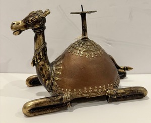 lot 128 image: Decorative Camel Candle Stand