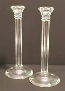 lot 110 image: Pair of Brilliant Tiffany & Co. German Candlesticks