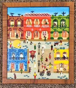 lot 155 image: Original Unsigned Painting on Wood
