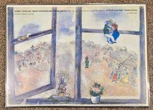 lot 161 image: Marc Chagall Anniversary Poster