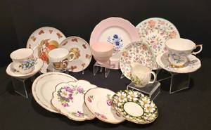 lot 167 image: Diverse Selection of China Cups & Plates