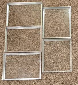 lot 168 image: Set of New in Box Silver-Metal Frames