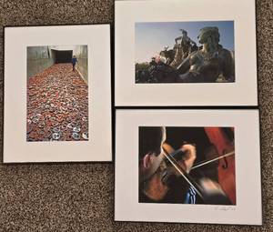 lot 171 image: Three Unique Signed Leighton Siegel Photographs