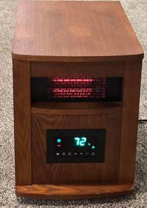 lot 173 image: Wood Cabinet Space Heater