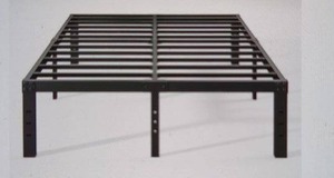 lot 7 image: 14 Inch Platform Bed Frame