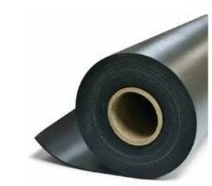 lot 19 image: 68 Yard Roll of Impact Premium Coated 16 Vinyl - Black