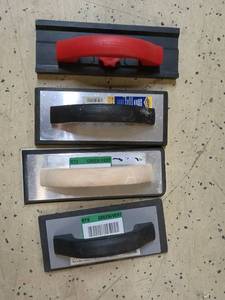 lot 82 image: Set of 4 Tile Grout Floats - Various Sizes and Styles