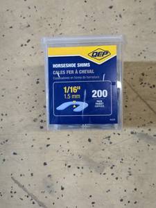 lot 113 image: 200 Count Pack of Horseshoe Shims