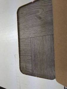 lot 116 image: 2 Boxes of TrafficMASTER Peel & Stick Vinyl Tile - Grey Wood Parquet, 30 Tiles per Box