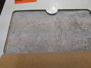 lot 118 image: TrafficMASTER Peel and Stick Vinyl Tiles - Ash Blended Slate, 30 Tiles in Box
