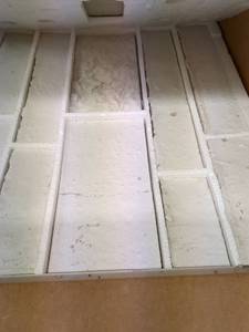 lot 126 image: Set of 5 AirStone Birch Bluff Decorative Wall Stones