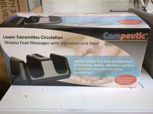 lot 169 image: u3 - Carepeutic Circulation Shiatsu Foot Massager with Vibration and Heat