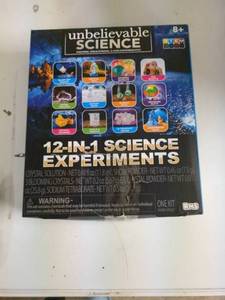 lot 173 image: v2 - 12-in-1 Science Experiments Kit - Unbelievable Science