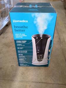 lot 182 image: v1 - Homedics Warm and Cool Mist Humidifier