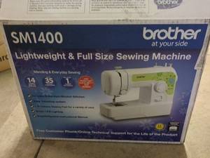 lot 185 image: Brother Lightweight & Full Size Sewing Machine