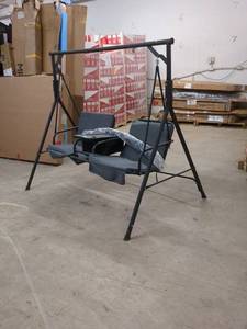 lot 193 image: Outdoor Patio Swing Chair with Canopy