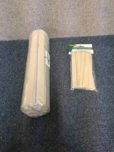 lot 222 image: 2 - Set of 40 12 Bamboo Plant Markers and 24 6 Bamboo Plant Labels
