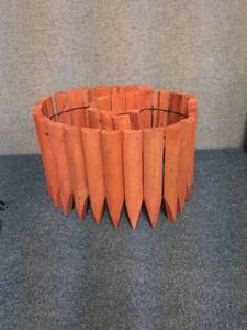 lot 223 image: 2 - 3.5 ft Red Garden Edging Fencing