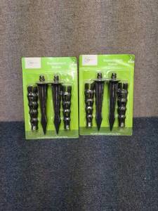 lot 224 image: 2 - 2 Sets of 4 Mainstays Replacement Stakes for Pathway Lights