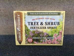 lot 228 image: The Old Farmers Almanac Tree & Shrub Fertilizer Spikes - 6 Count