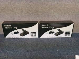 lot 257 image: zz1 - Lot of 2 Small Mouse Trap 12-Pack Boxes