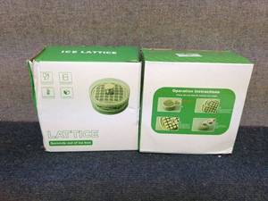 lot 261 image: 2 Ice Lattice - Innovative Ice Box for Easy Ice Removal