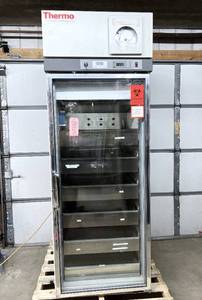 lot 7 image: MSRP $12,000 Thermo Electron Corporation REB2304A21&nbspHigh-Performance Blood Bank&nbspLaboratory Refrigerator With Keys - Great Working Condition Guaranteed To Work