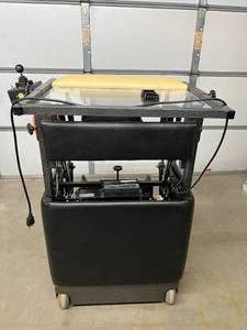 lot 10 image: MSRP $12,000 Power Stand-Aid Stand and Drive Mobility Patient Lift Plus With Charger - In Great Working Condition