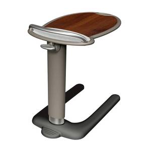 lot 3 image: WOW MSRP $3000 Top Of The Line High Quality Designer Series Stryker Michael Graves Height Adjustable Patient Overbed Table - In Great Condition