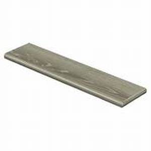 lot 35 image: Lot of 7 boxes Cap A Tread Sterling Oak 47 in. L x 12.15 in. W x 2.28 in. T Vinyl Stair Tread Customer Returns Review all pictures