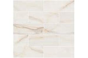 lot 20 image: 5 Boxes of MSI Kalypso Pharaoh 4 in. x 12 in. Glossy Ceramic Subway Wall Tile (10.76 sq. ft.Case) Customer Returns Review all pictures