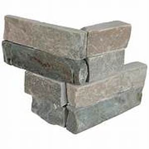 lot 38 image: Lot of 12 boxes of MSI Sierra Blue Ledger Corner 6 in. x 6 in. Splitface Quartzite Wall Tile (2 sq. ft.  case) Customer Return Review all pictures