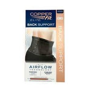 Copper Fit Elite Back Support With Air Flow Back Brace- 30-50 Waist