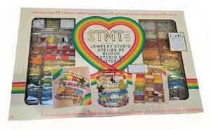 STMT Glitz N Glamour  Rainbow Beaded Jewelry Set