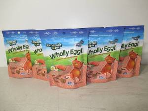 Lot of 12 Emerald Pet Wholly Egg Chicken Cat Treats, 2.5-oz bag