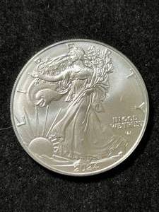2024 AMERICAN SILVER EAGLE 1 TROY OZ .999 FINE SILVER