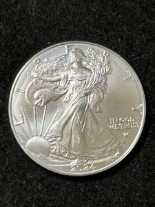 2024 AMERICAN SILVER EAGLE 1 TROY OZ .999 FINE SILVER